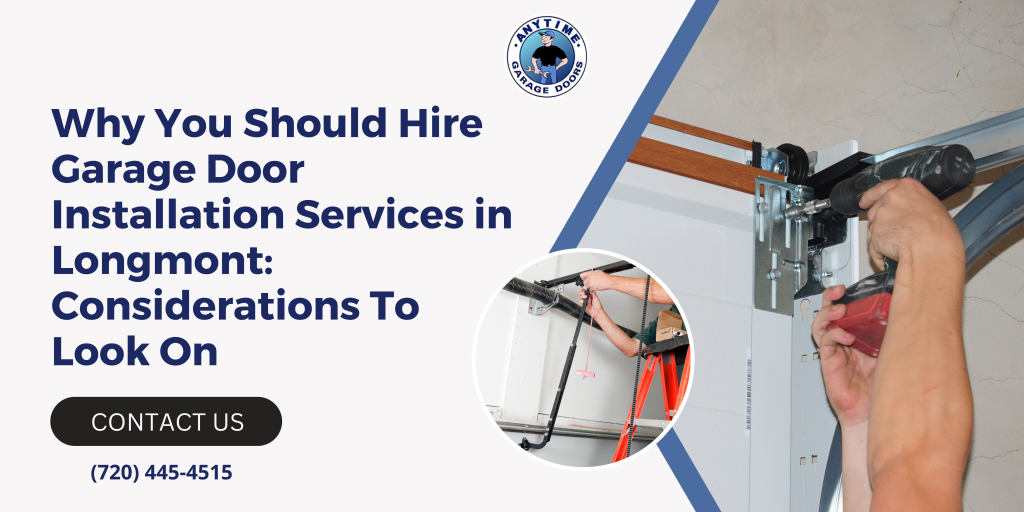 garage door installation